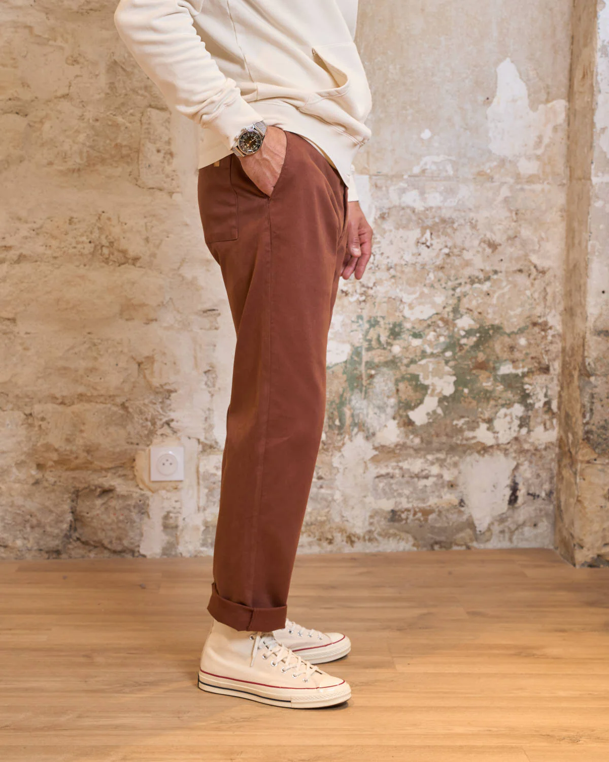 CHINO ACAJOU | VINCE - – Image 5